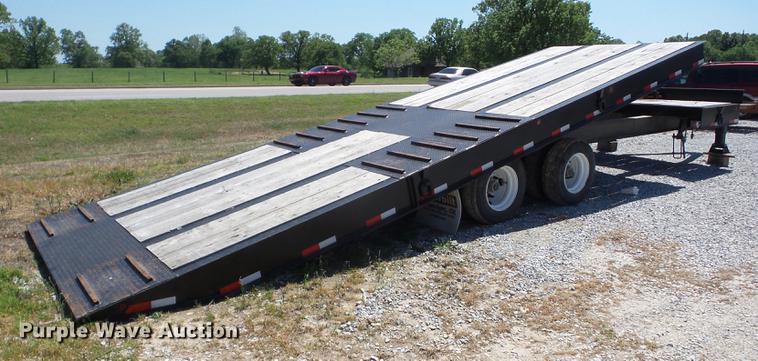 image for item J8515 2016 Overbilt Tag A Long tilt deck equipment trailer
