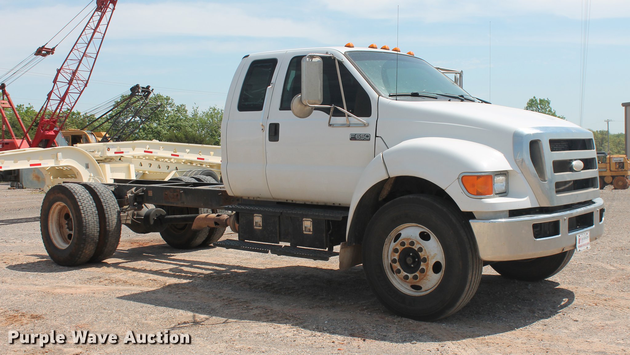 2008 Ford F650 Super Duty XL Super Cab truck cab and chassis in Edmond