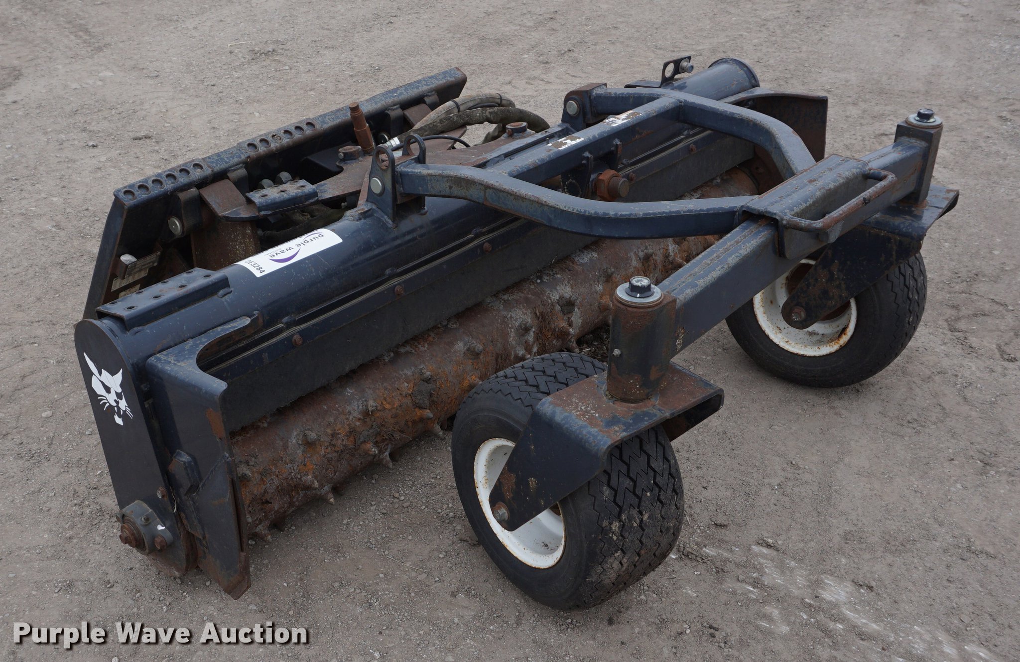 Bobcat skid steer soil conditioner in Lawrence, KS Item DE3284 sold