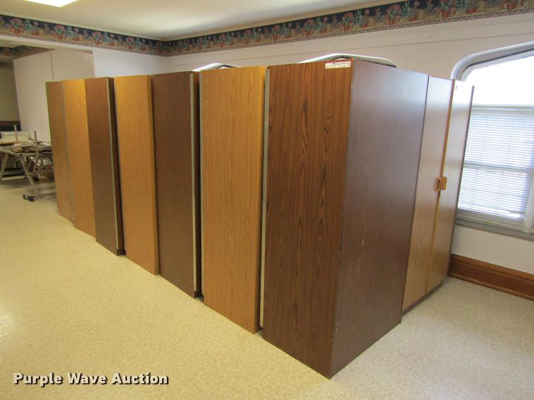 image for item BU9695 Approximately 14 double door wardrobe closets