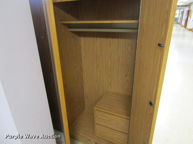 image for item BU9695 Approximately 14 double door wardrobe closets