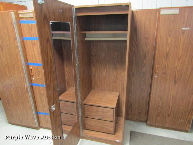 image for item BU9701 (12) single door wardrobe closets