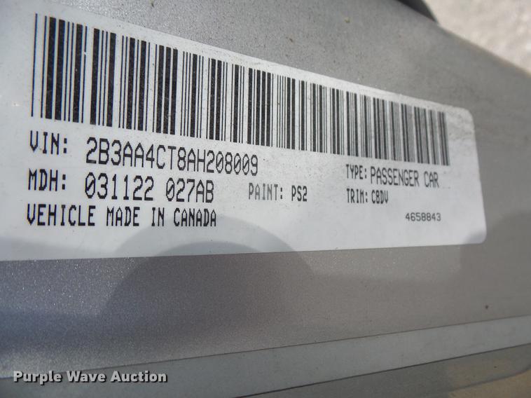 image for item DB6140 2010 Dodge Charger