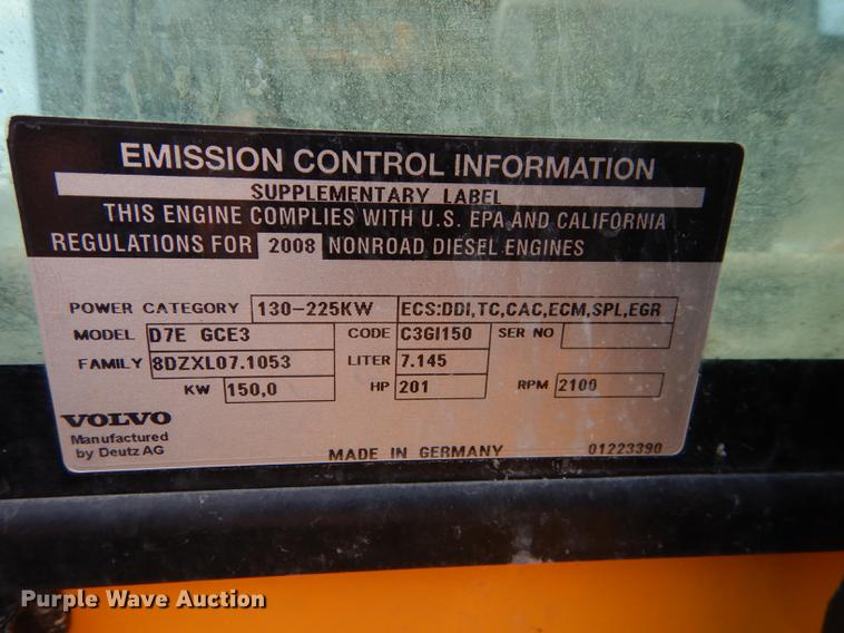 image for item DB6193 2009 Volvo G930 motor grader