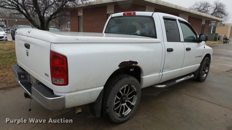 image for item DC0748 2005 Dodge Ram 1500 Quad Cab pickup truck
