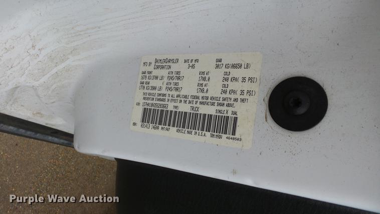 image for item DC0748 2005 Dodge Ram 1500 Quad Cab pickup truck