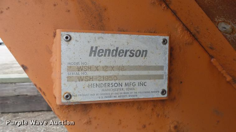 image for item DC3001 Henderson WSHX12X48 steel spreader