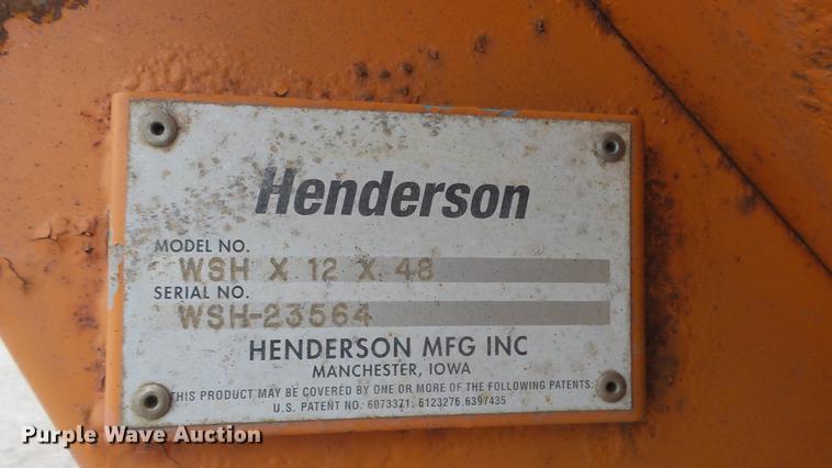 image for item DC3010 Henderson WSHX12X48 steel spreader