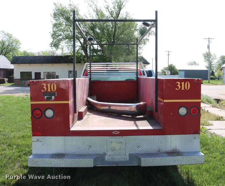 image for item DC7554 1998 Chevrolet Cheyenne 3500 rescue fire truck