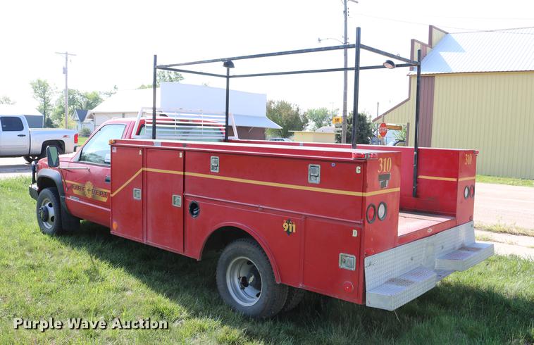 image for item DC7554 1998 Chevrolet Cheyenne 3500 rescue fire truck