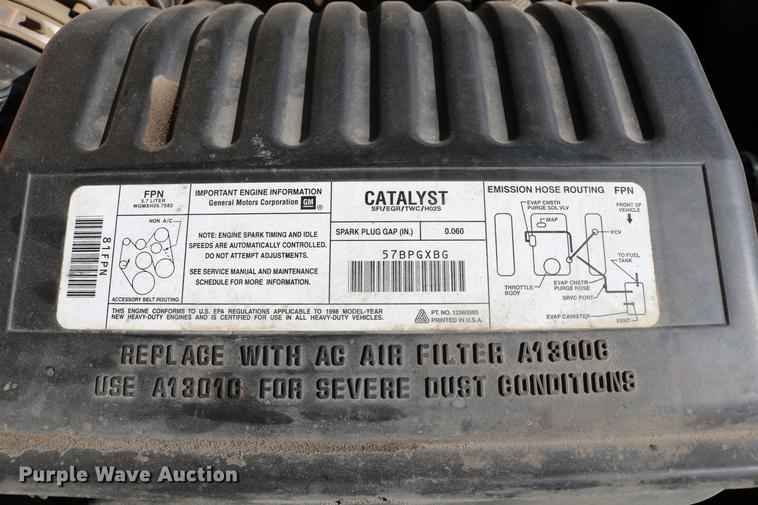 image for item DC7554 1998 Chevrolet Cheyenne 3500 rescue fire truck