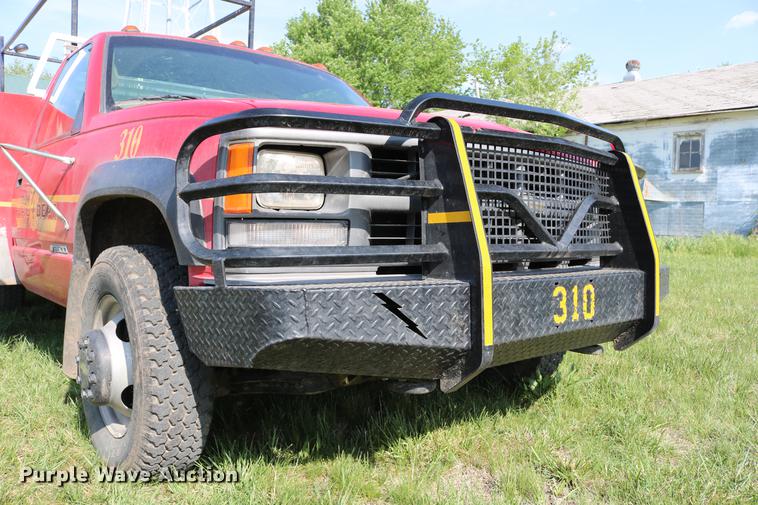 image for item DC7554 1998 Chevrolet Cheyenne 3500 rescue fire truck