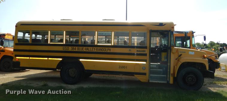 image for item DE1692 2000 Chevrolet C7H064 Blue Bird school bus