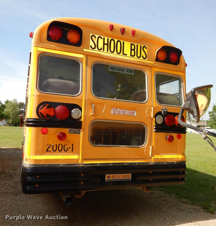image for item DE1692 2000 Chevrolet C7H064 Blue Bird school bus