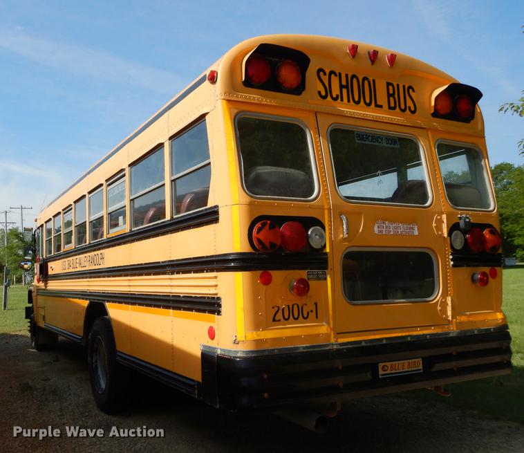 image for item DE1692 2000 Chevrolet C7H064 Blue Bird school bus