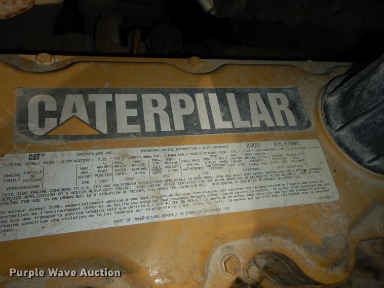 image for item DE1692 2000 Chevrolet C7H064 Blue Bird school bus