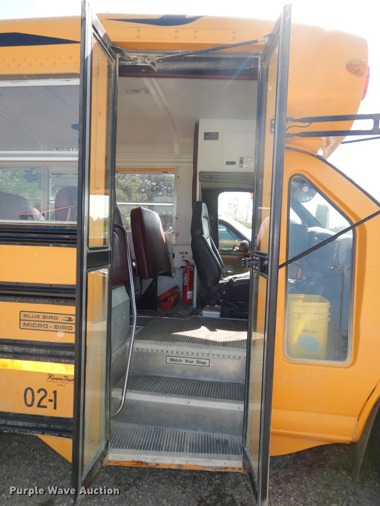 image for item DE1693 2002 Chevrolet Express 3500 micro Blue Bird school bus