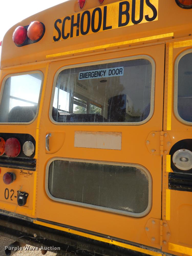 image for item DE1693 2002 Chevrolet Express 3500 micro Blue Bird school bus