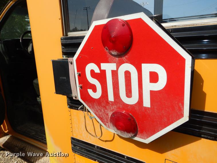 image for item DE1693 2002 Chevrolet Express 3500 micro Blue Bird school bus