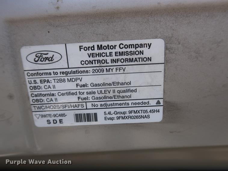 image for item DF3675 2009 Ford E350 Super Duty Extended van