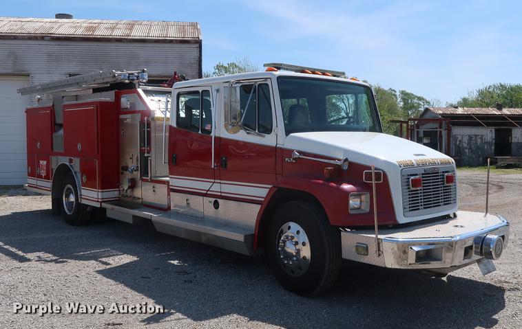 image for item DF3677 1995 Freightliner FL70 fire truck