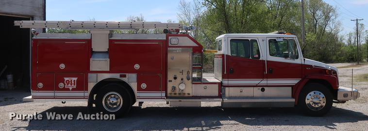 image for item DF3677 1995 Freightliner FL70 fire truck
