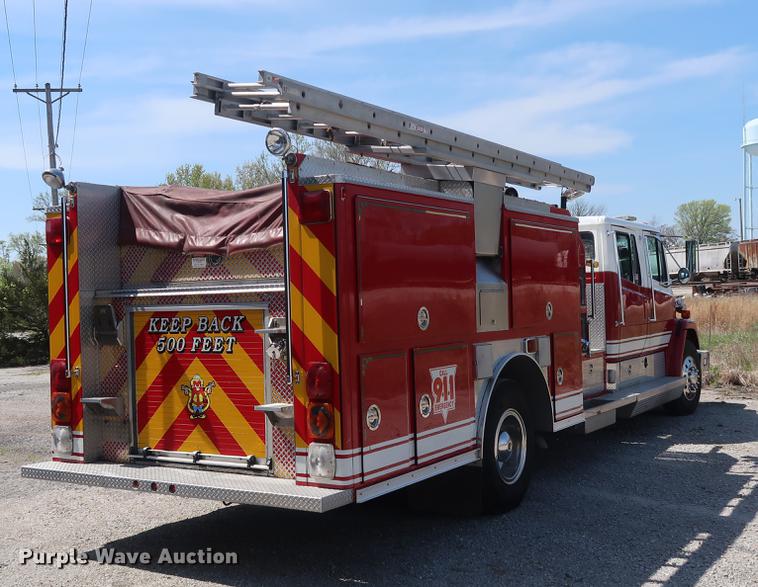 image for item DF3677 1995 Freightliner FL70 fire truck