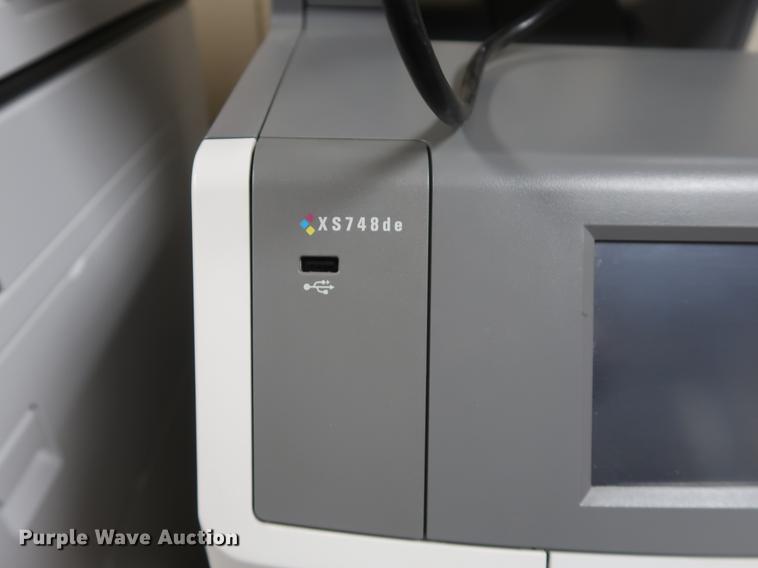 image for item DF3679 Lexmark XS748DE printer