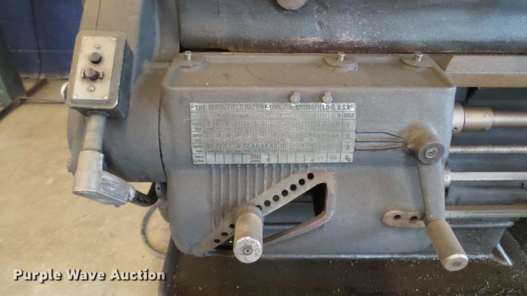 image for item DT9049 Springfield Machine Tool 16" metal lathe