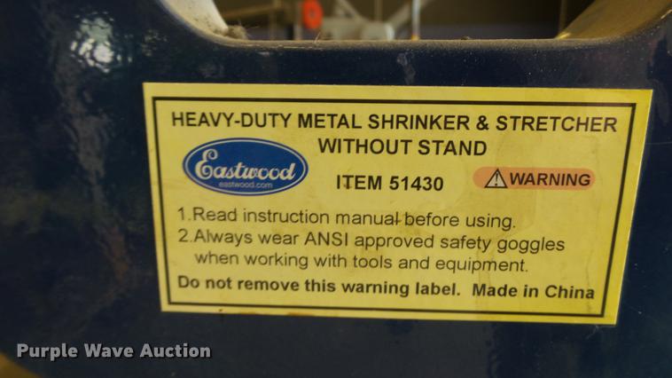image for item DT9058 Eastwood metal shrinker and stretcher