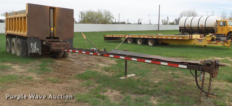 image for item DX9096 2005 Drake end dump pup trailer