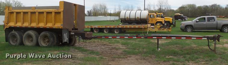 image for item DX9096 2005 Drake end dump pup trailer