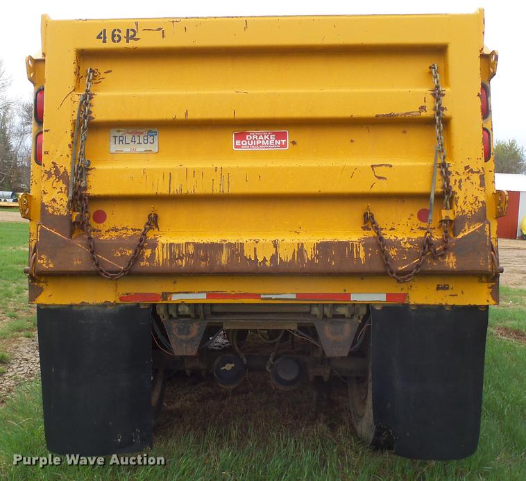 image for item DX9096 2005 Drake end dump pup trailer