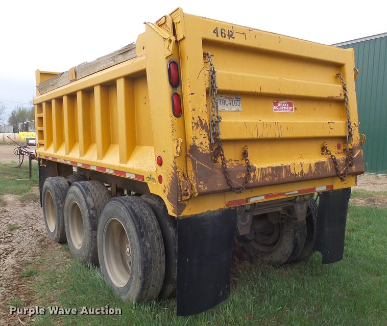 image for item DX9096 2005 Drake end dump pup trailer