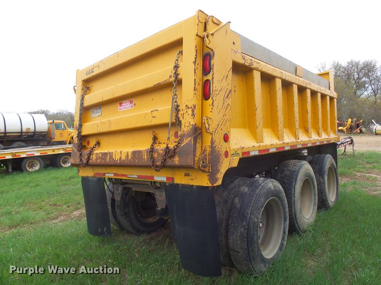 image for item DX9096 2005 Drake end dump pup trailer