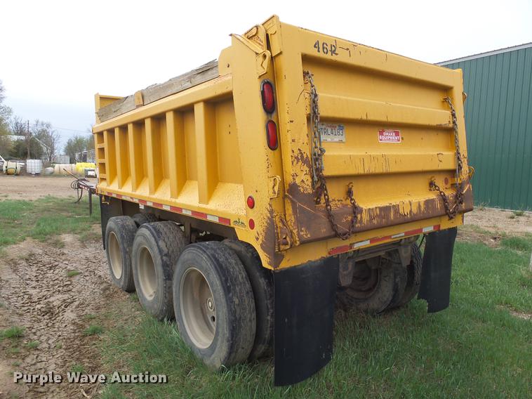 image for item DX9096 2005 Drake end dump pup trailer