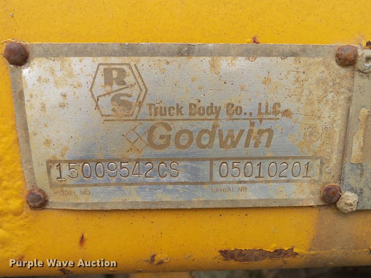 image for item DX9096 2005 Drake end dump pup trailer