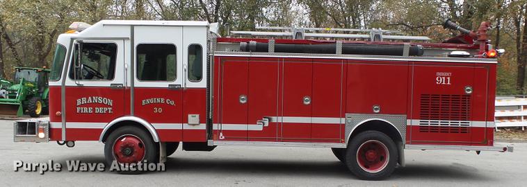 image for item ED9684 1995 Spartan fire truck