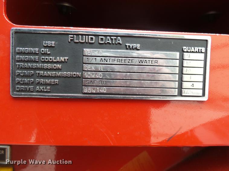 image for item ED9684 1995 Spartan fire truck