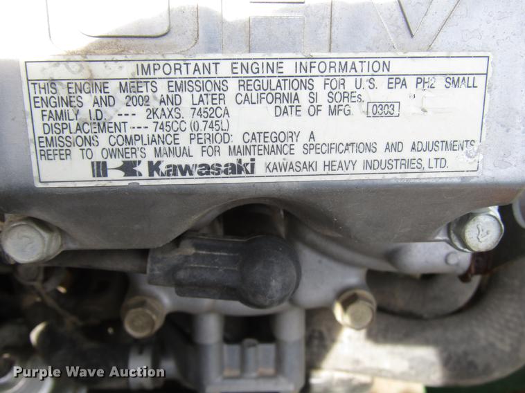 image for item EO9005 2003 John Deere Ztrak 777 ZTR lawn mower