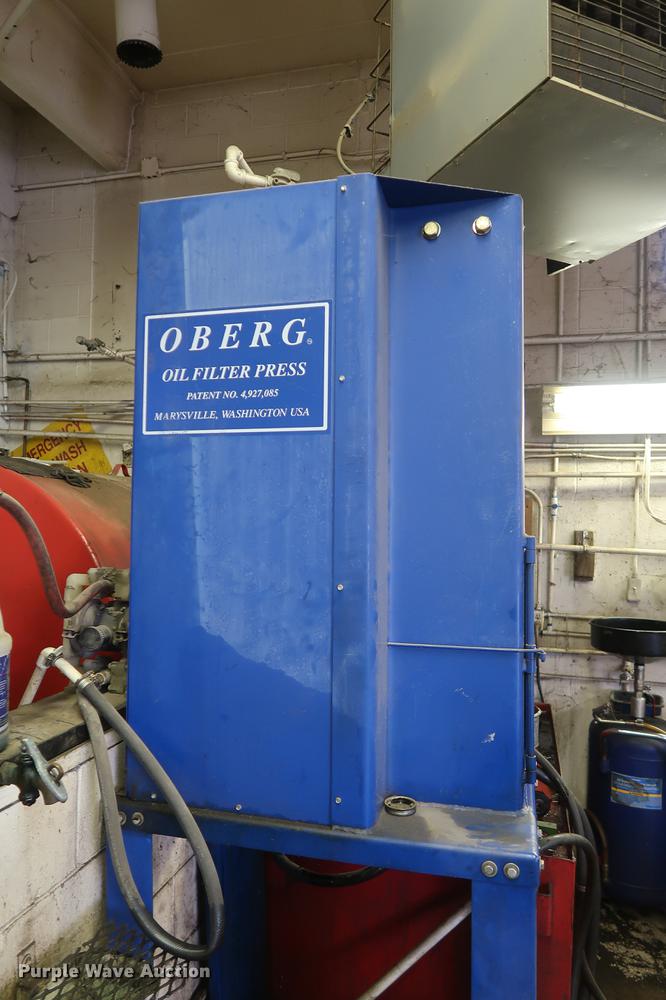 Oberg P200 oil filter press in Blue Springs, MO Item EP9258 sold