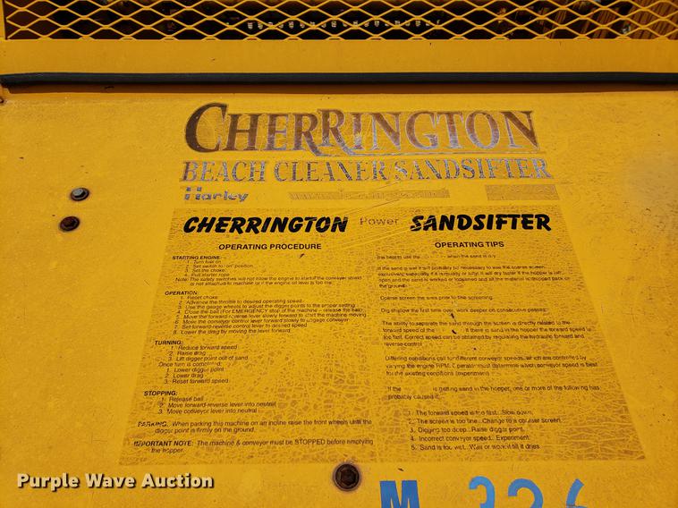 image for item EP9265 Cherrington 900 beach cleaner/sand sifter