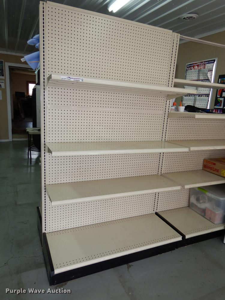 image for item EQ9868 (3) sections of gondola shelving