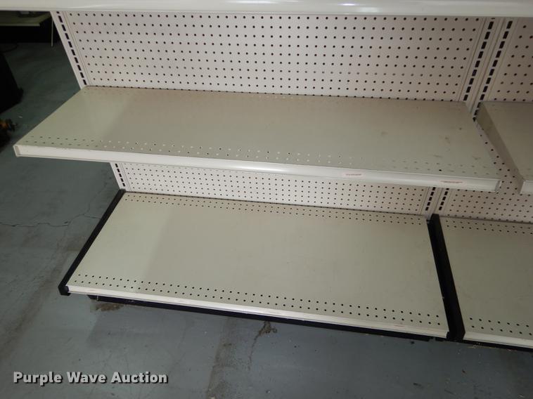 image for item EQ9868 (3) sections of gondola shelving