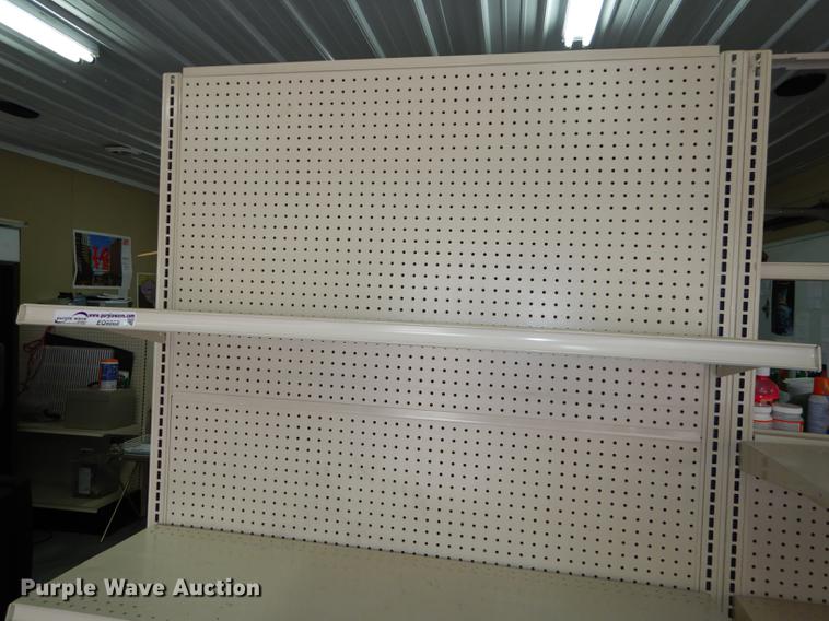 image for item EQ9868 (3) sections of gondola shelving