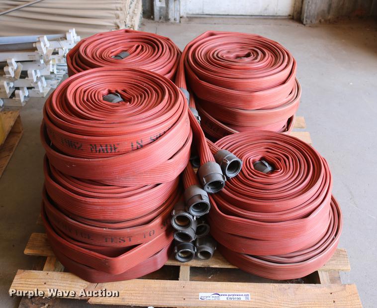 image for item EW9190 (20) 50'L x 1 3/4" diameter rubber fire hoses