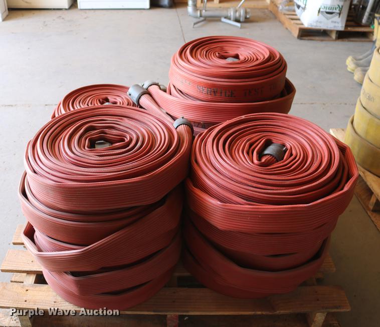 image for item EW9190 (20) 50'L x 1 3/4" diameter rubber fire hoses