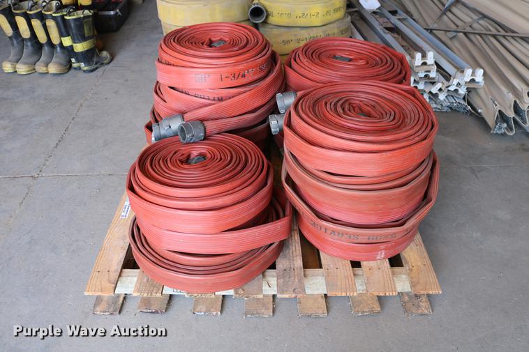 image for item EW9190 (20) 50'L x 1 3/4" diameter rubber fire hoses