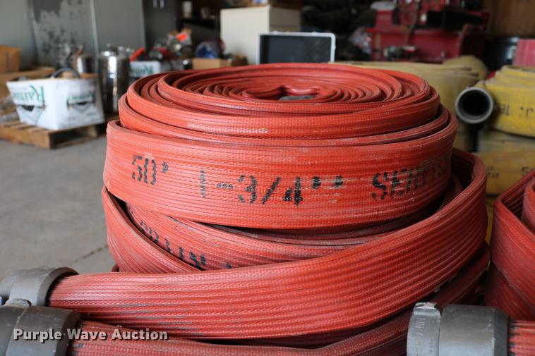 image for item EW9190 (20) 50'L x 1 3/4" diameter rubber fire hoses