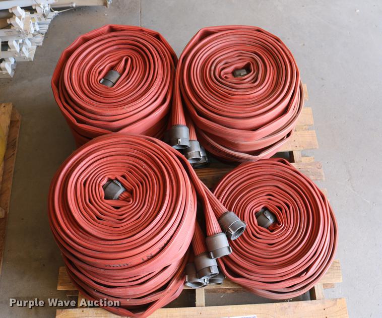 image for item EW9190 (20) 50'L x 1 3/4" diameter rubber fire hoses
